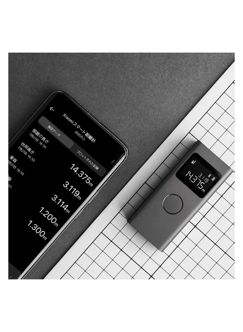 Xiaomi Mijia Smart Laser Rangefinder 3mm High Precision Smart Measurement Tool Real Time Measuring Device - Black - Image 4