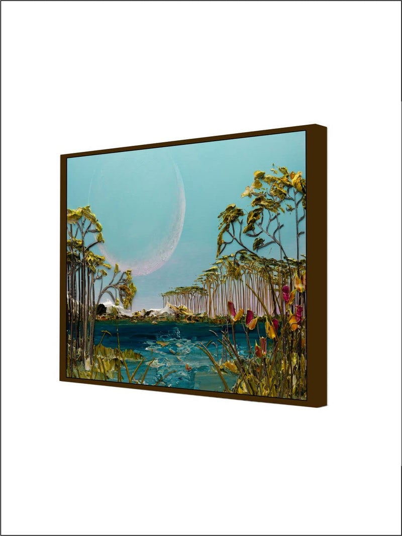 Artsense Painting for wall decoration Abstract wall painting for living room big size painting for home decoration with frameMulticolour30x40 inches76x101 cm - Image 4