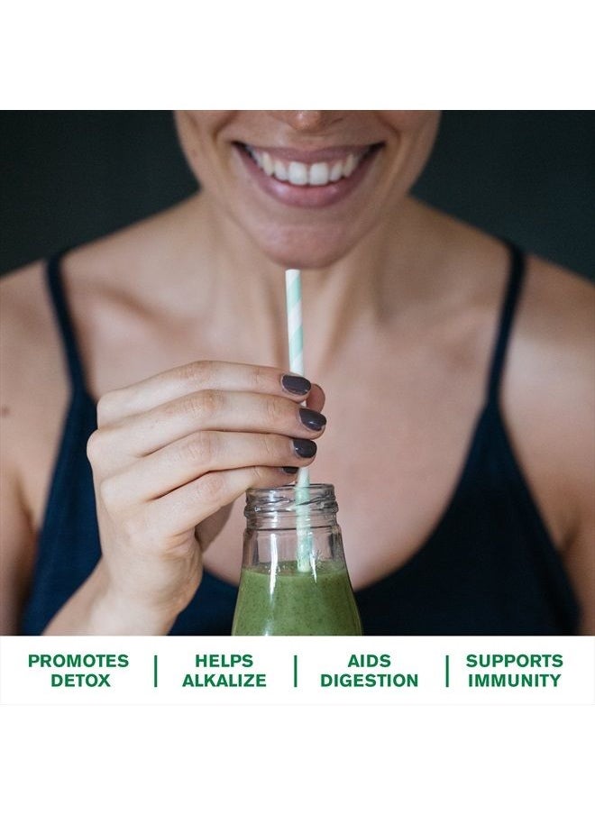 Amazing Grass - Wheat Grass Powder: 100% Whole-Leaf Wheat Grass Powder for Energy, Detox & Immunity Support, Chlorophyll Providing Greens, 30 Servings - Image 1