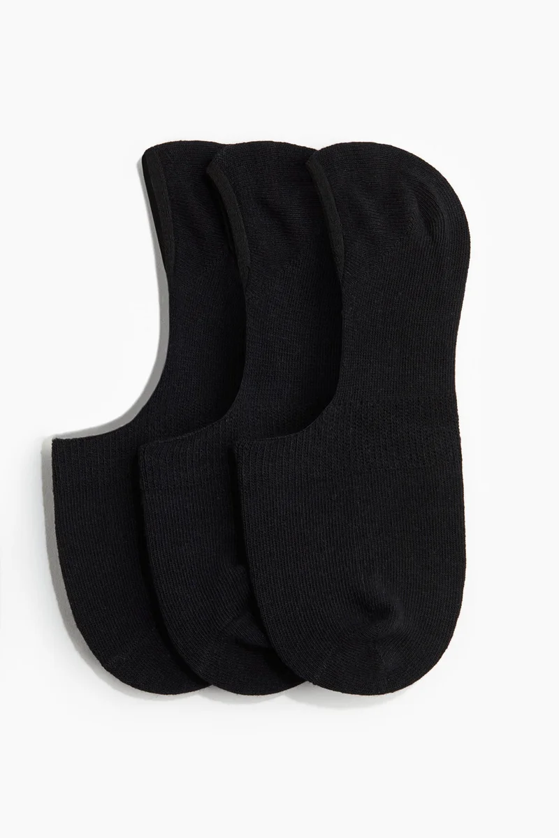 H&M 3-pack no-show socks