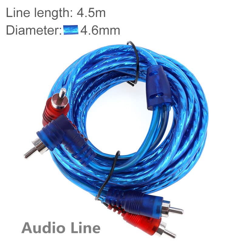 Generic ePathChina 10 Gauge Amplifier Installation Kit, Car Audio Wire Wiring Amplifier Subwoofer Installation Kit, Speaker Cables Car Power Cord with Fuse Holder  - Image 2
