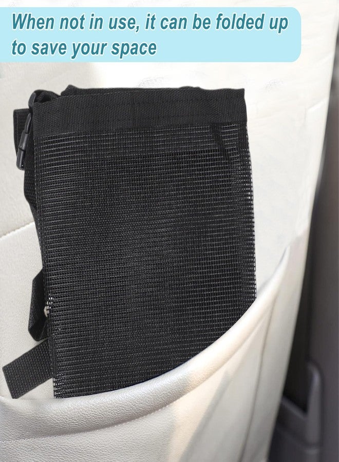 GLIDESMOOTH Dog Car Net Barrier, with Adjustable Rope and Hook, Pet Barrier Backseat Dog Car Net, for SUV Pickup, Dog Car Net Barrier, Black, 20.87"x20.87" - Image 3