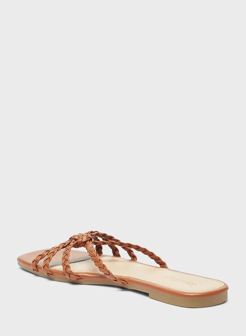 shoexpress Multi Strap Flat Sandals