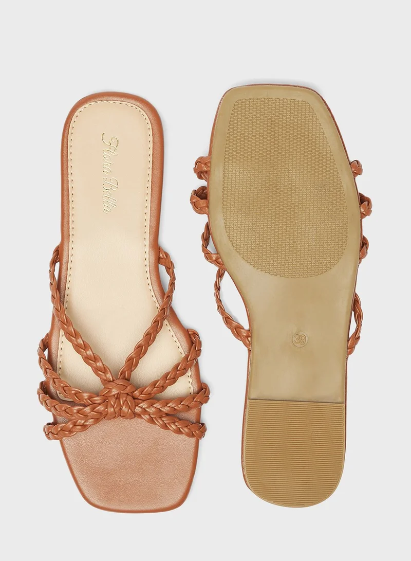 shoexpress Multi Strap Flat Sandals