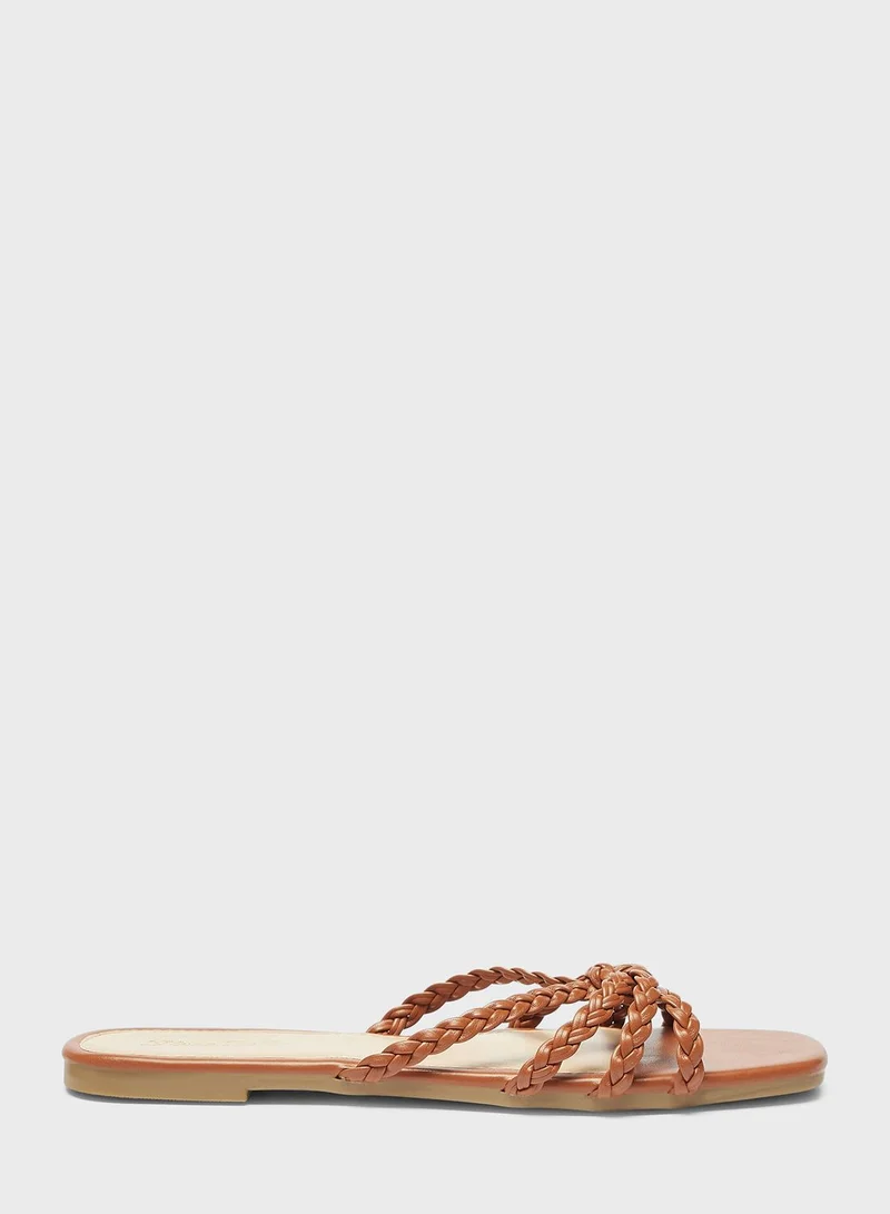 shoexpress Multi Strap Flat Sandals