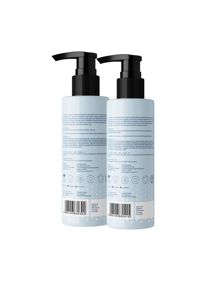 ARATA Anti Dandruff Detox Duo For Normal To Oily Hair ; Anti Dandruff Shampoo (200 Ml) And Conditioner (200 Ml) ; Removes Dandruff From The First Wash ; Conditions Hair - Image 3