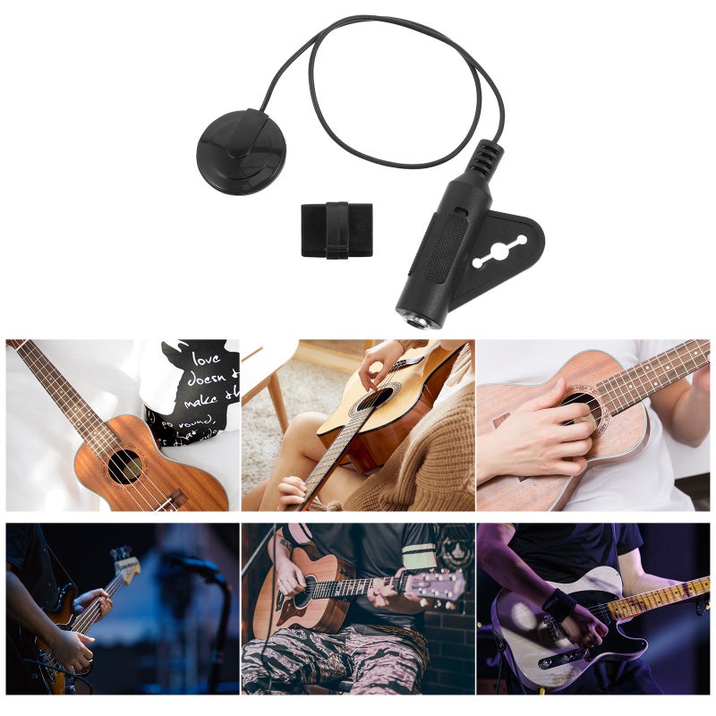 🎸 طقم بيزو لاقط الغيتار مع تحكم في مستوى الصوت وتقليل الصدى للآلات الصوتية - Image 5