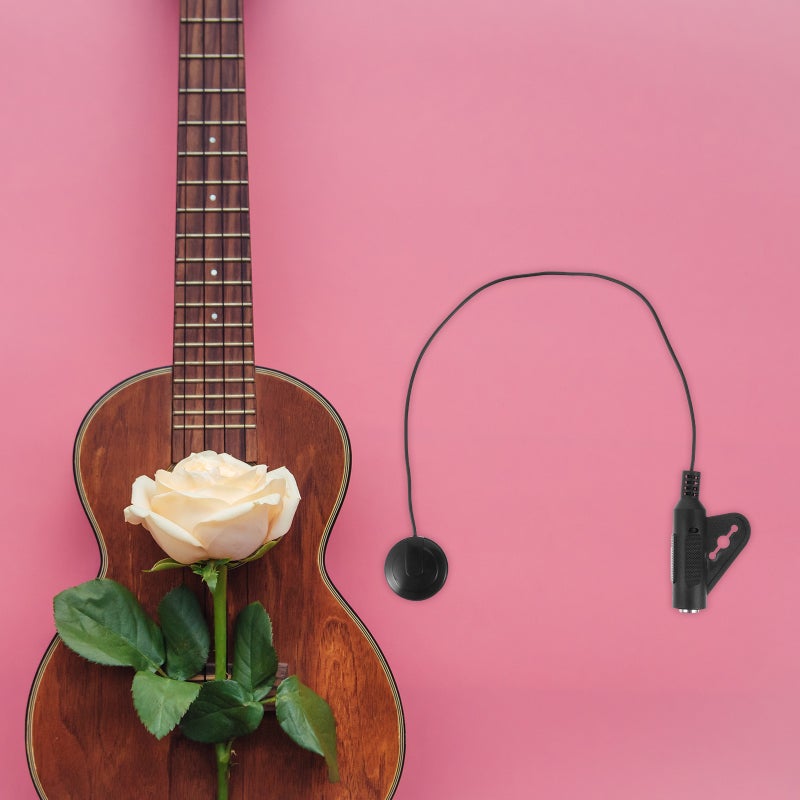🎸 طقم بيزو لاقط الغيتار مع تحكم في مستوى الصوت وتقليل الصدى للآلات الصوتية - Image 3