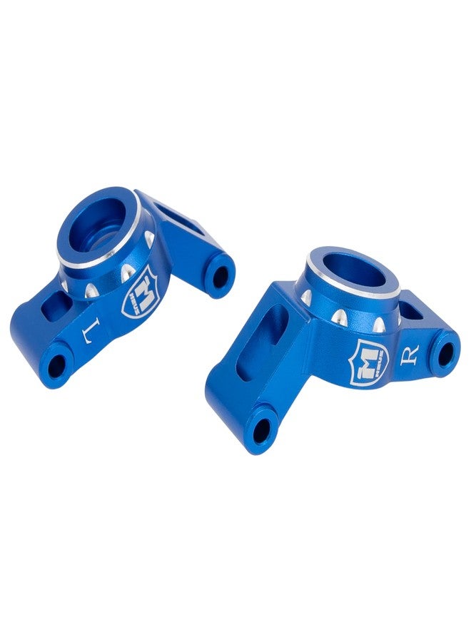 MEUS Racing Aluminum Steering Knuckles C-Hub Stub Axle Carrier Kit for Traxxas 1/16 Mini Maxx Upgrade Parts #10736,10752(Blue) - Image 3