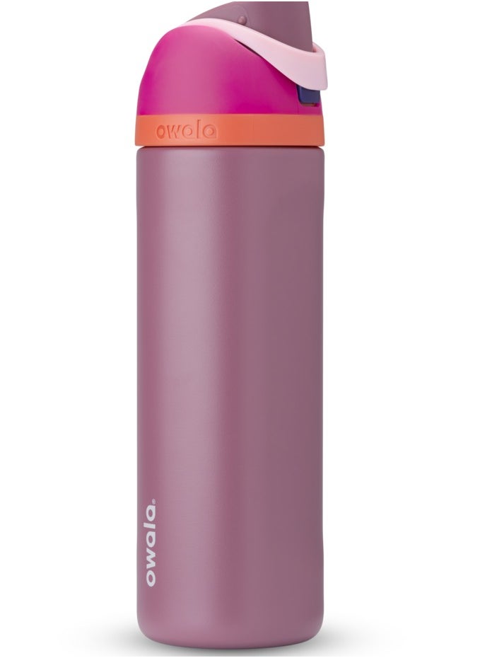 Owala - Original Owala 24oz BPA Free Insulated Stainless Steel Water Bottle with Free Sip Straw for Sports and Travel, Crown Jewel - Image 1