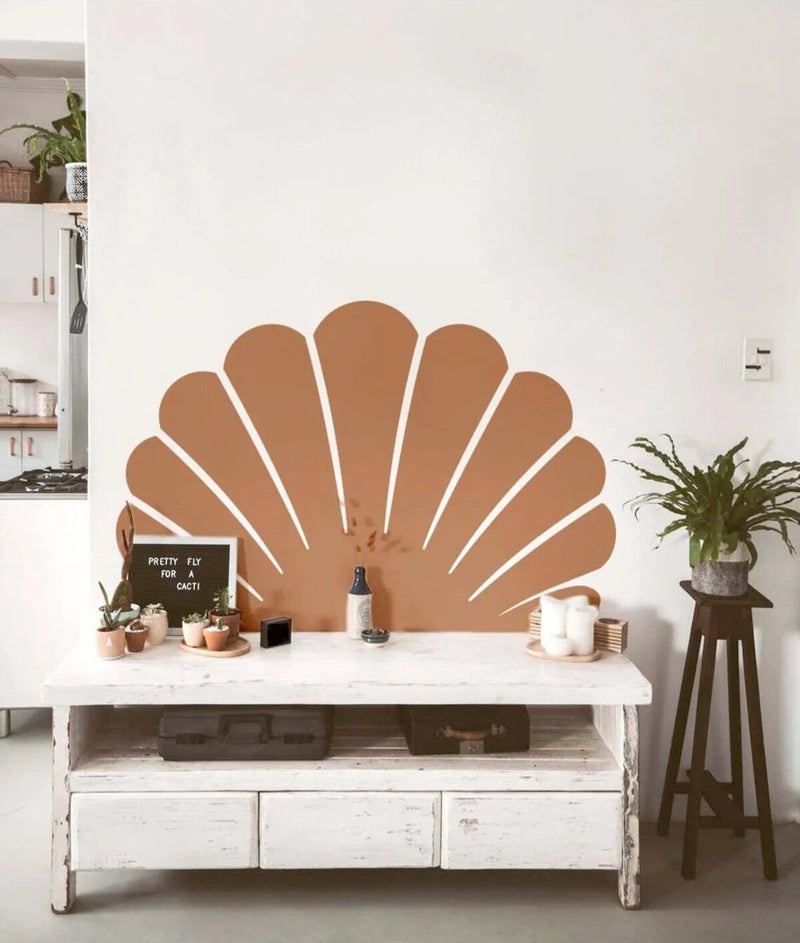 Kt Grup Kt Group Bohemian Half Sun Special Design Wall Sticker - Image 1