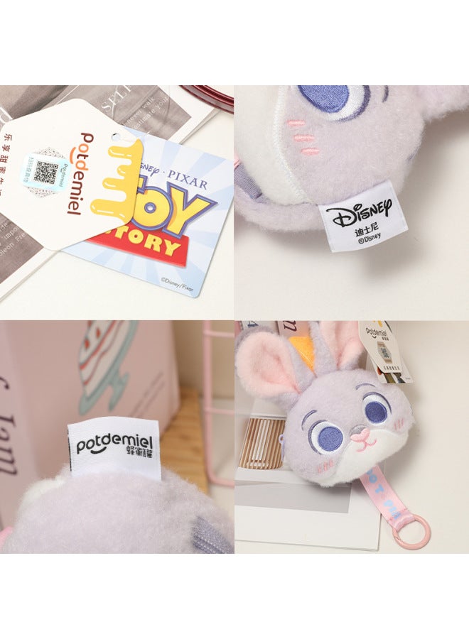 Disney Genuine Licensed Zootopia Series Judy Nick Panther Officer Plush Doll Pendant Keychain-Color:6cm Disney Crazy Animal City Judy Cute Group Pendant-Height:Genuine Authorization + Anti-counterfeiting Label  - Image 5