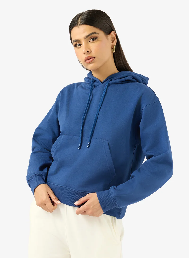 Ginger Hooded Oversize Wellness Fleece Sweatshirt