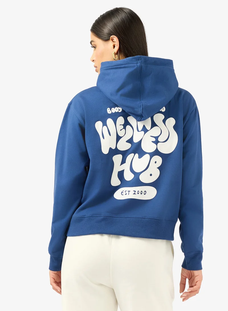 Ginger Hooded Oversize Wellness Fleece Sweatshirt
