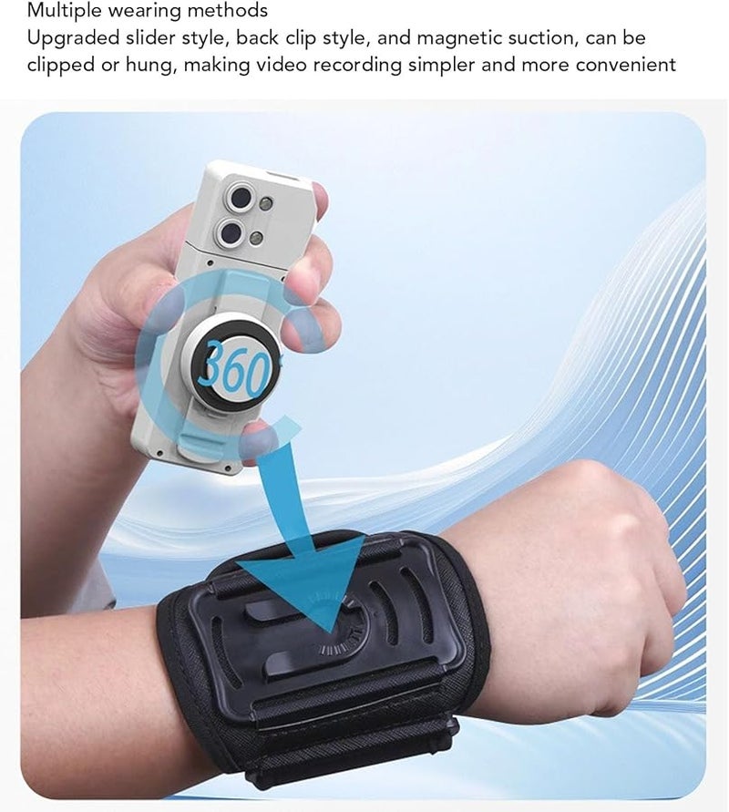 2K Wearable Body Camera 180 Degree Rotatable Lens 1 5 Inch Color Screen Wide Angle Long Battery Life - Image 3