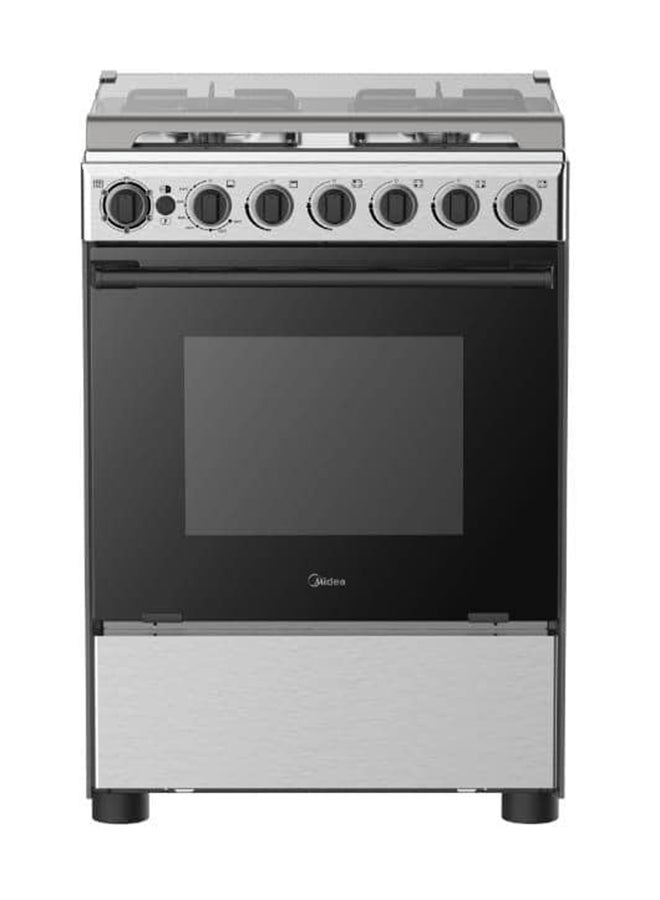 Midea Gas Cooker 4-Burner 24BMG4G057 Stainless Steel 24BMG4G057 Stainless Steel - Image 1