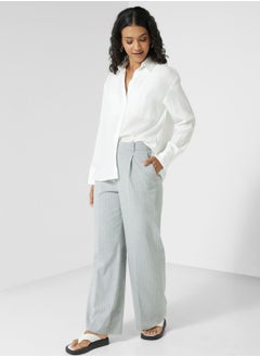 Striped High Waist Pants