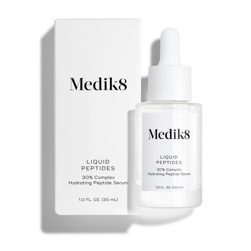 Medik8 Liquid Peptides - Regenerating Multi Peptide Serum - Smooths Wrinkles and Fine Lines - Hydrating, Brightening, Plumping - 1.0 oz - Image 1