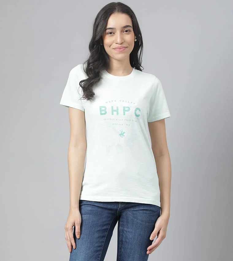 Logo Printed Crew Neck T-Shirt