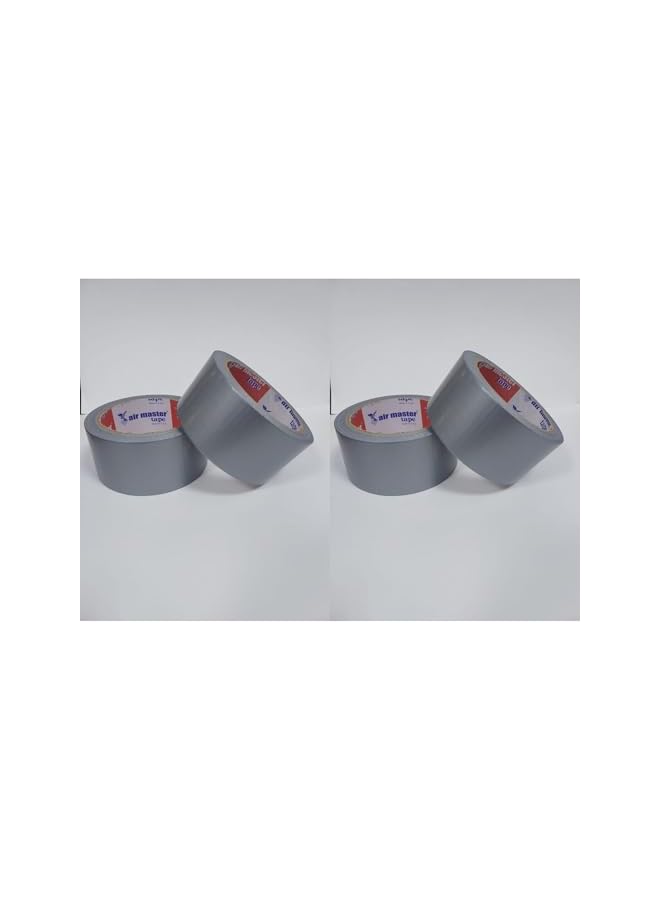 PROMASS "MJ Packing 4 Rolls Heavy-Duty Silver Duct Tape – 48mm x 15 Yards Each | Strong Adhesive & Waterproof for Packing, Home, Office, and All-Weather Outdoor Use"  - Image 5