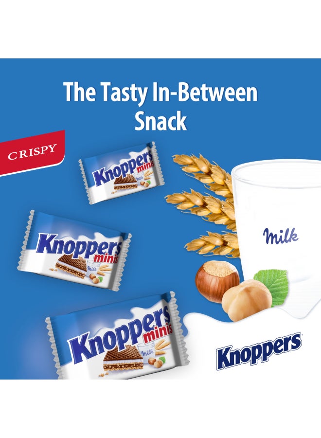Knoppers Minis Milk & Hazelnut Crispy Wafers 200g - Image 2