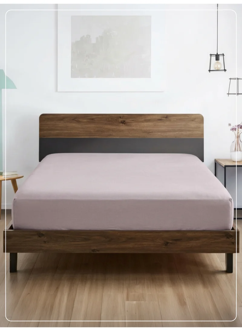 1 Pcs Queen Fitted Sheet 160x200 cm | OEKO-TEX Certified Brushed Microfiber Deep Pocket Sheet with All Around Elastic | Ultra Soft, Wrinkle Resistant, Easy Care, Safe for Sensitive Skin