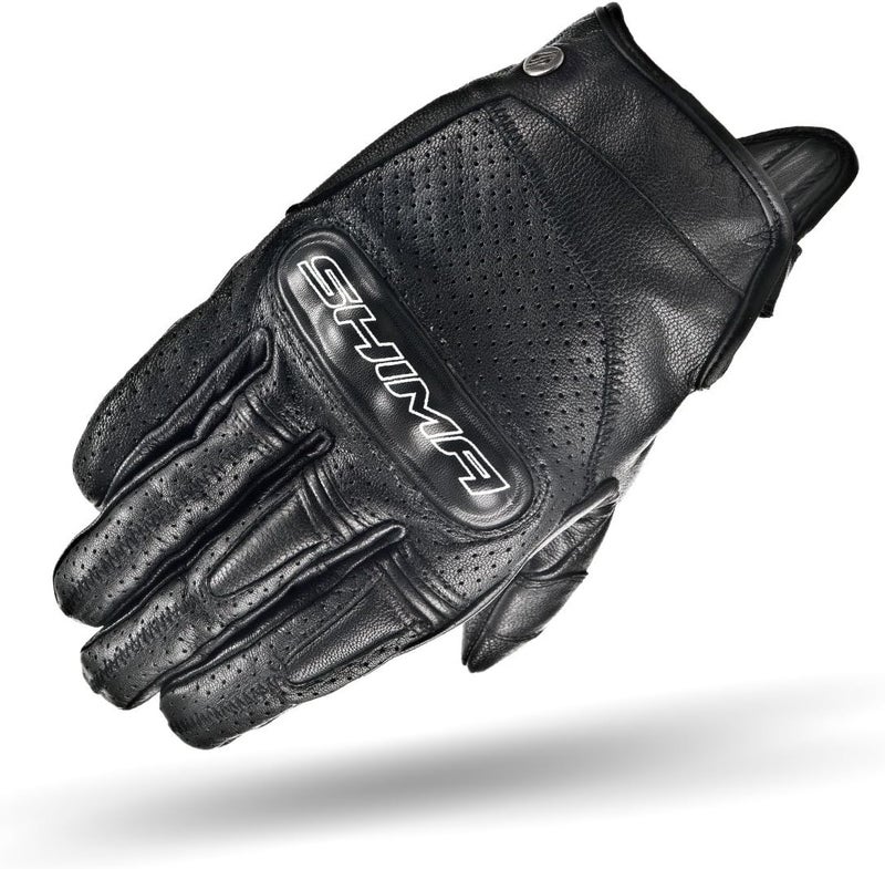 SHIMA CALIBER Motorbike Gloves for Men - Leather Summer Biker Armoured Protectors - Image 1