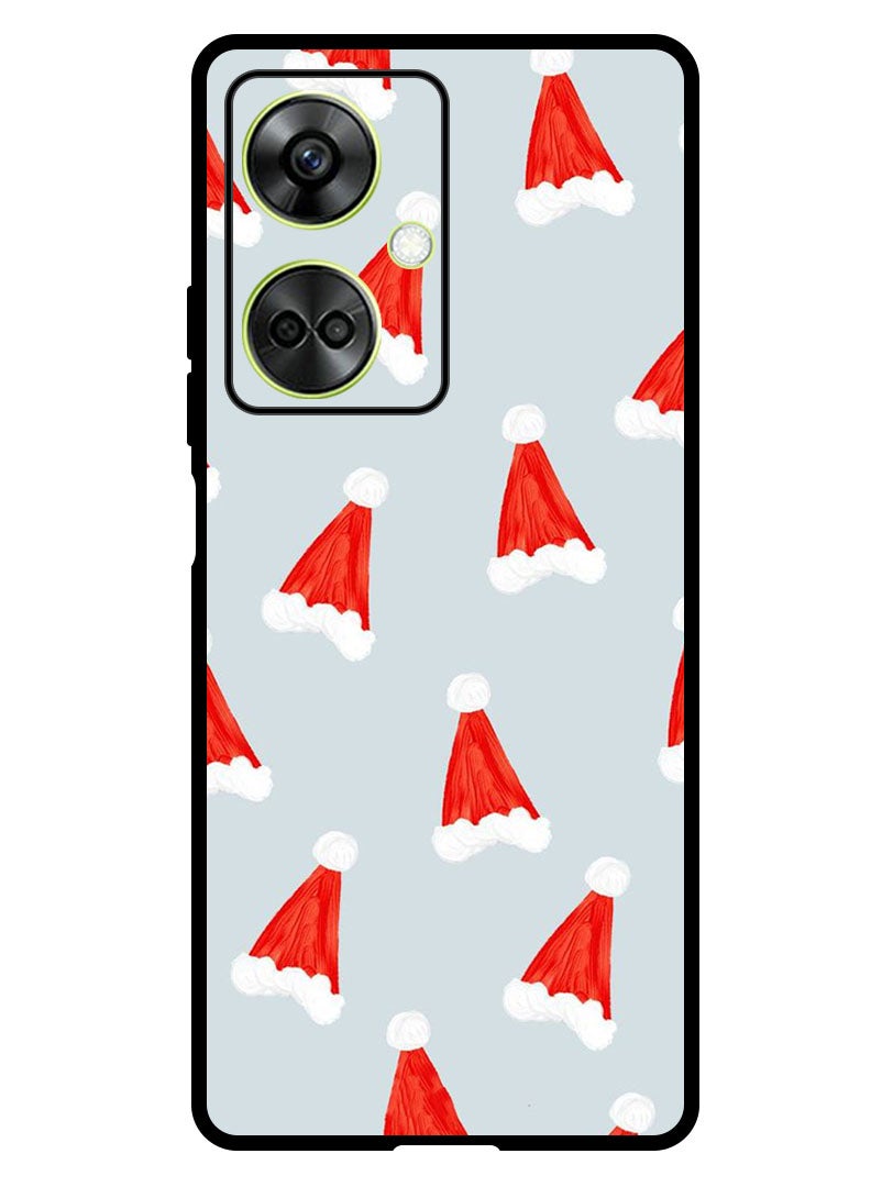 Theodor Protective Case Anti Scratch Shock Proof Bumper Cover For OnePlus Nord CE 3 Christmas Caps - Image 1