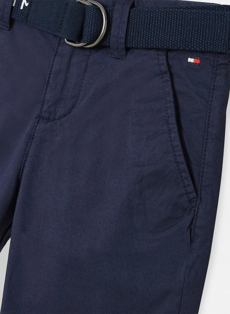 TOMMY HILFIGER Boys Essential Belted Chino Shorts
