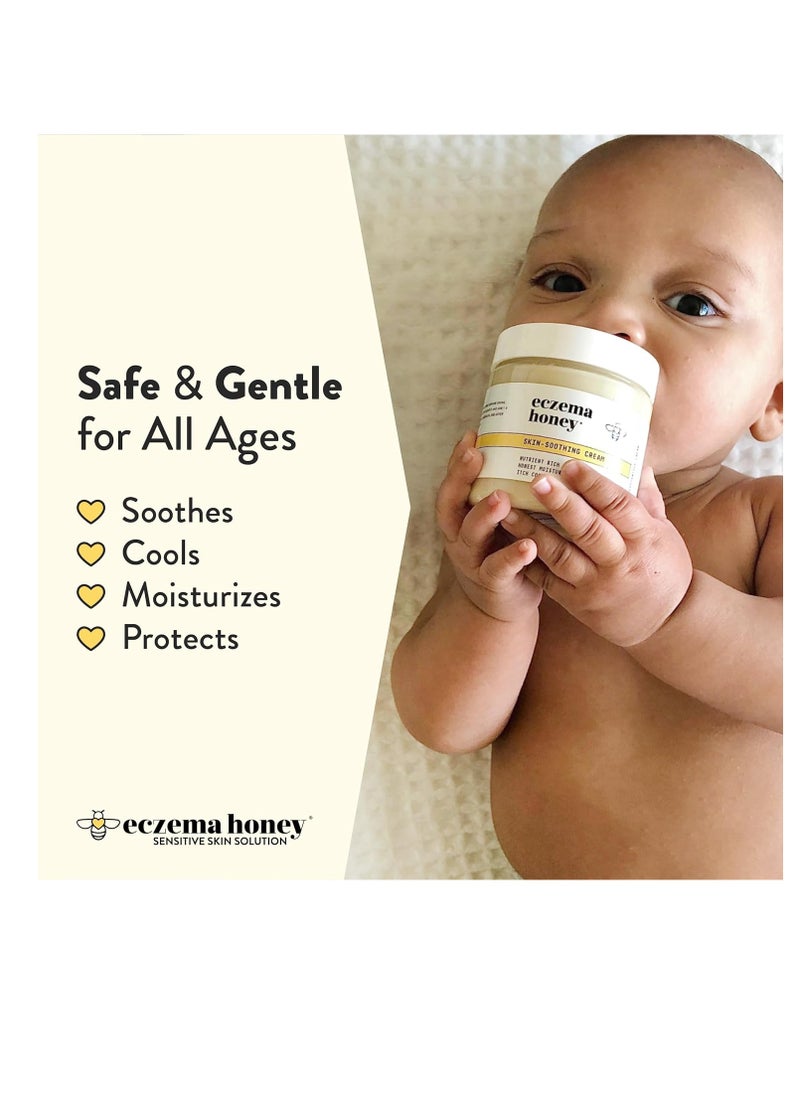 ECZEMA HONEY - ECZEMA HONEY Original Skin-Soothing Cream - Organic Hand & Body Eczema Relief - Natural Honey Lotion for Dry, Itchy, & Irritable Skin (4 Oz) - Image 1