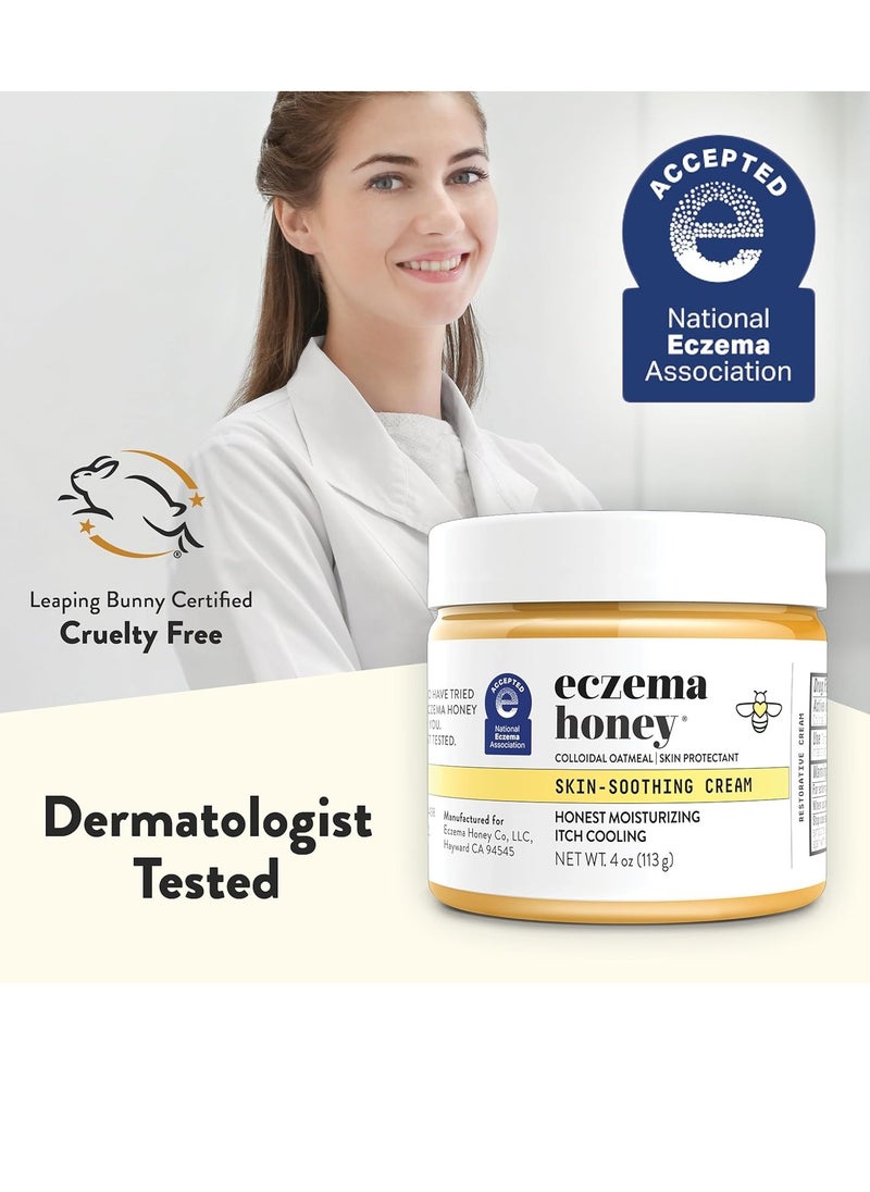 ECZEMA HONEY - ECZEMA HONEY Original Skin-Soothing Cream - Organic Hand & Body Eczema Relief - Natural Honey Lotion for Dry, Itchy, & Irritable Skin (4 Oz) - Image 1
