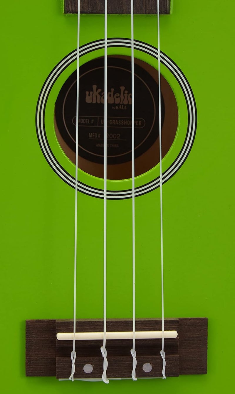 Kala Ukadelic 'UK-Grasshopper' Soprano Ukulele - Green - Image 3