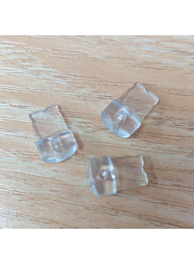 Android Apple Huawei Mobile Phone With Hole DIY Manual Dust Plug Data Plug For Various Mobile Phone USB Charging Port-Color:Transparent-Applicable Models:Android
