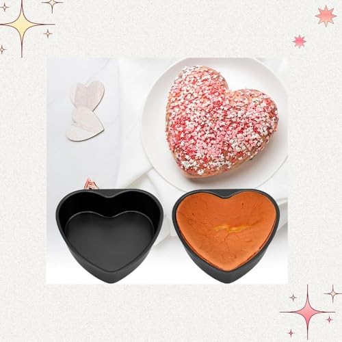 Casa Azul Heart Cake Pan, 9-Inch Bakeware Non-Stick Carbon Steel Pan Deep Dish Oven Baking Mold Baking Tray Ovenware for Cakes, Bread, Pizza, Cookies - Image 5