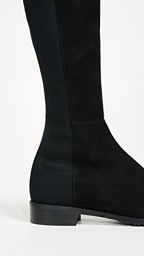 Stuart Weitzman Women's 5050 Stretch Suede Boots, Black, 11 Medium US - Image 5