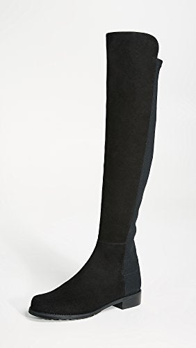 Stuart Weitzman Women's 5050 Stretch Suede Boots, Black, 11 Medium US - Image 2