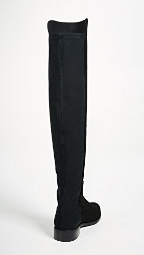 Stuart Weitzman Women's 5050 Stretch Suede Boots, Black, 11 Medium US - Image 4