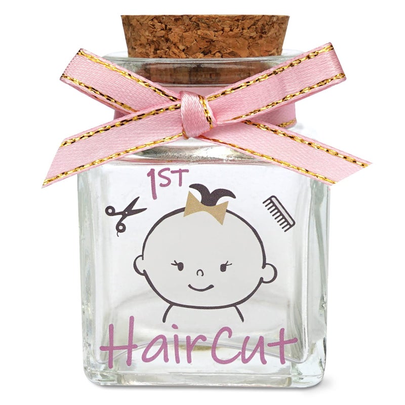 HAMUIERS First Haircut Keepsake Holder First Curl Keepsake Box for Kids Baby Keepsake Box Baby Shower for Babies to Keep The Childhood Memory Girl
