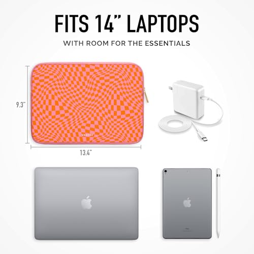Vandel Slim MacBook Pro 14 inch Laptop Sleeve, Neoprene 14 Inch Apple MacBook Laptop Case Sleeve, Dell, HP Cover, Protective Asus, HP, Dell XPS Case, Computer Cover, Mac M1, M2, M3 Pouch - Image 4