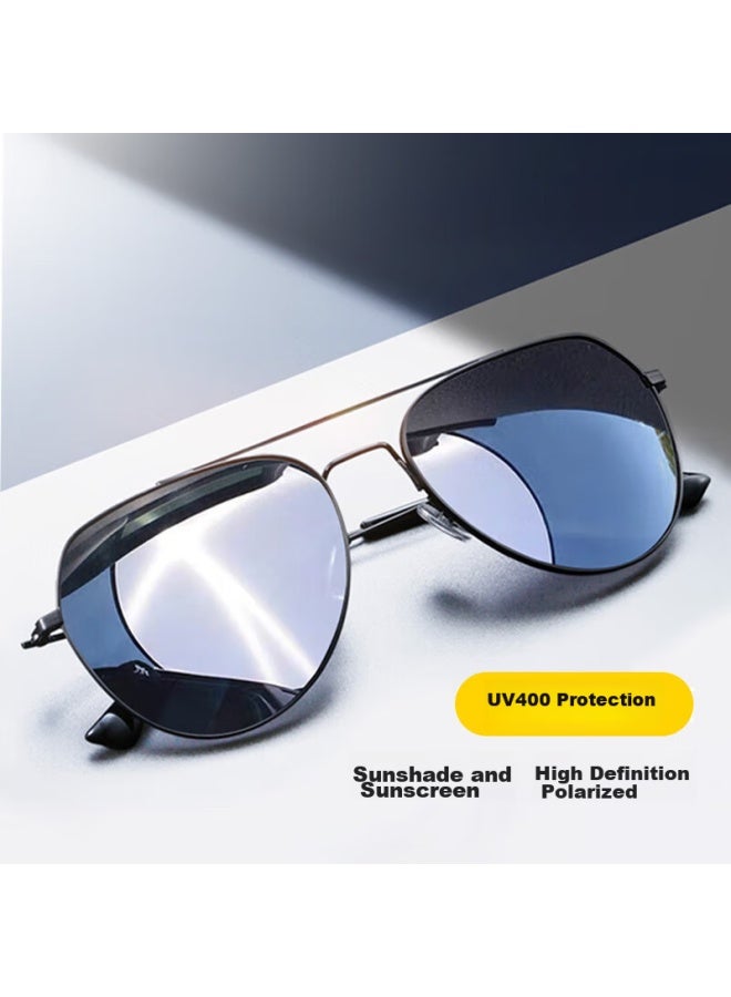 Pulais Sungl For Men, Aviator Polarized Sungl, Safe Driving, Toad-eye Gl, Uv Protection - Image 4