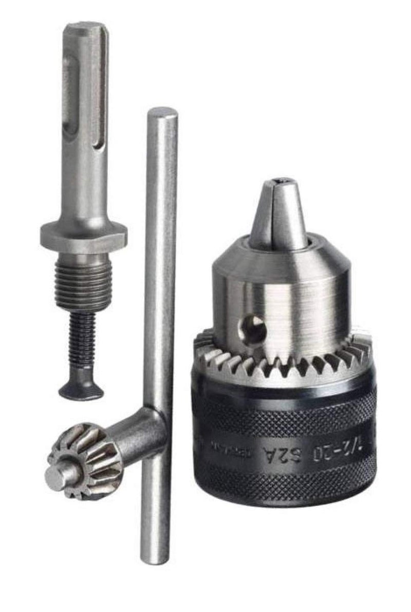 DUMDAAR mini paint mixer rod Suitable for Drilling Machine and hammers 15"x 3" Steel SIlver with 13mm drill chuck adaptor - Image 3