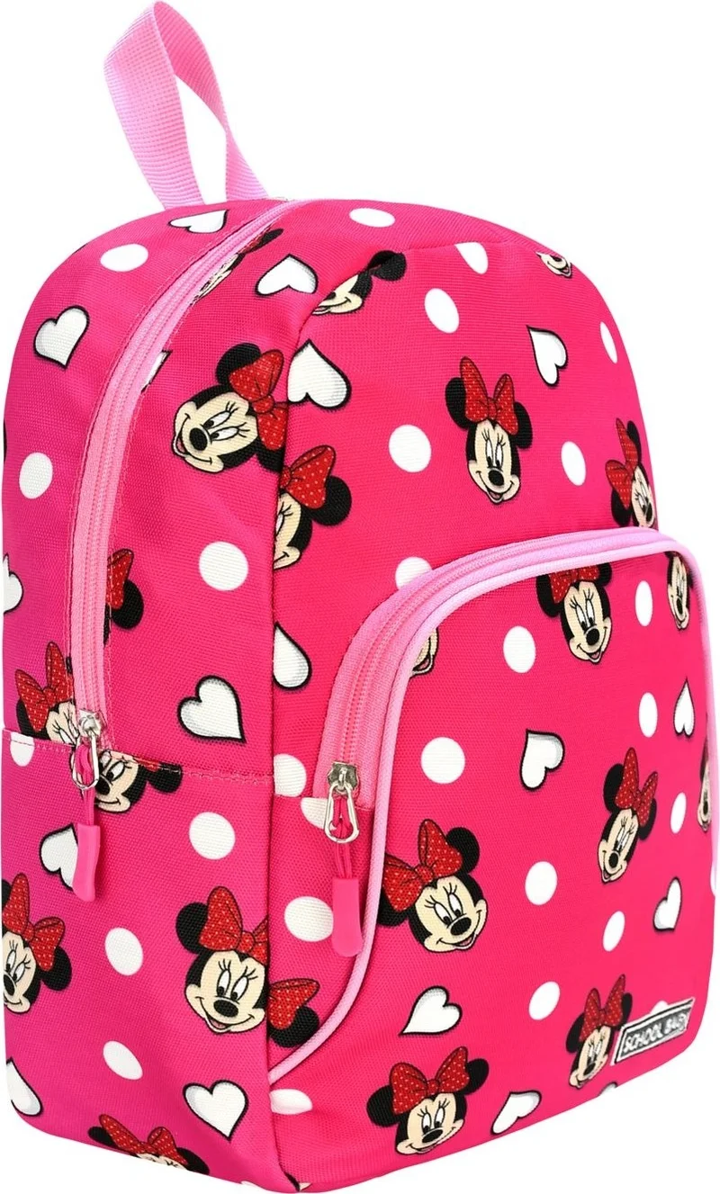 اسبويك New Season Mini Mouse Patterned Water Bottle Pocket Girl Kindergarten Nursery Backpack