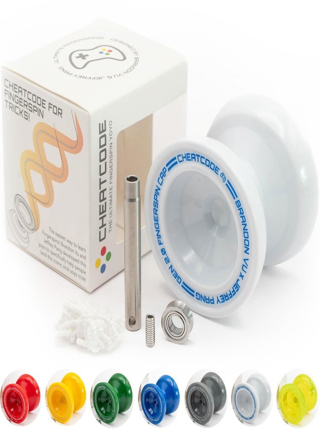 Cheatcode Yoyo by Brandon Vu | Master Fingerspin Tricks | A Responsive & Unresponsive Yo-yo for Kids, Teens & Adults | Great Yo Yo For Beginners | Extra Professional Ball Bearing Kit Included | Offset - Image 1