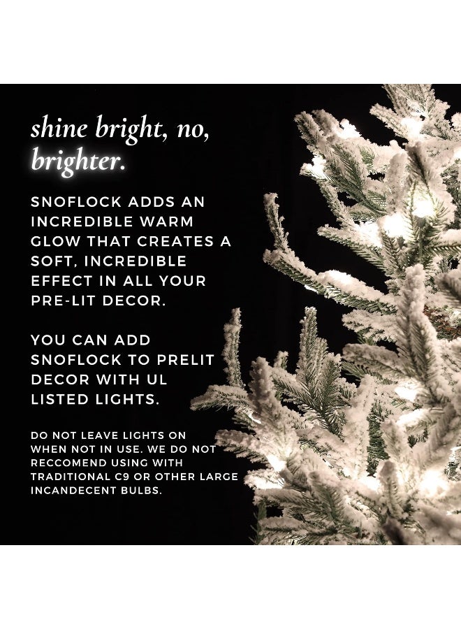 The Original Premium Self-Adhesive Snow Flock Powder with ShimmerSpec | Exclusive Formula | 2 Pounds [0.90Kg] - Image 5