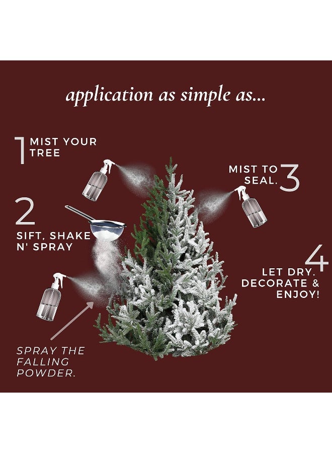 The Original Premium Self-Adhesive Snow Flock Powder with ShimmerSpec | Exclusive Formula | 2 Pounds [0.90Kg] - Image 4