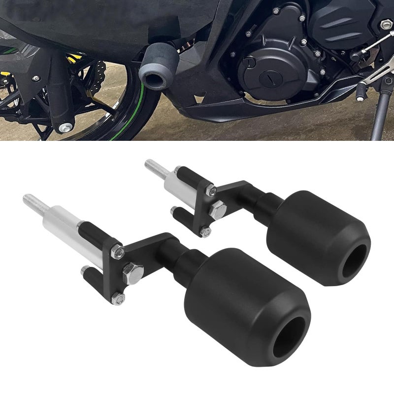 HAONEL Frame Sliders CNC Aluminum Engine Guard Replacement for KAWASAKI Ninja 400 Z400 20182024 Ninja 500 Z500 20242025 Motorcycle Bodywork Fairing Falling Protection