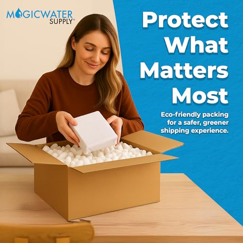 MagicWater Supply MagicWater Packing Peanuts for Shipping - 1 Cu Ft - Bio Tube Recycled Compostable & Biodegradable Void Filler - Cushion for Shipping Packaging - Dust-Free & Abrasion Resistant - Non Styrofoam - Image 2