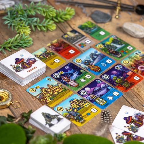 Pandasaurus Games Faraway Card Game - Explore Mysterious Alula! Strategic Region Building with Engaging Gameplay for Adventurers, Ages 10+, 2-6 Players, 15-30 Min Playtime - Image 4