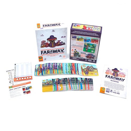 Pandasaurus Games Faraway Card Game - Explore Mysterious Alula! Strategic Region Building with Engaging Gameplay for Adventurers, Ages 10+, 2-6 Players, 15-30 Min Playtime - Image 2