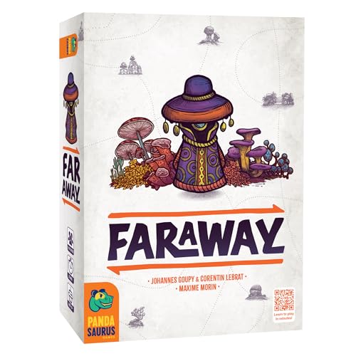 Pandasaurus Games Faraway Card Game - Explore Mysterious Alula! Strategic Region Building with Engaging Gameplay for Adventurers, Ages 10+, 2-6 Players, 15-30 Min Playtime - Image 1